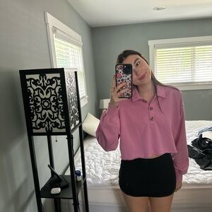 Isabelle’s Cabinet cropped button up